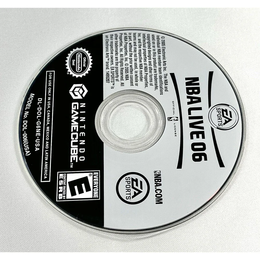 NBA Live 2005 EA Sports Nintendo GameCube Disc Only Tested